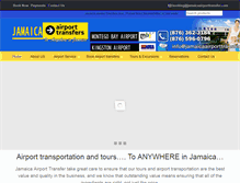 Tablet Screenshot of jamaicaairporttransfer.com